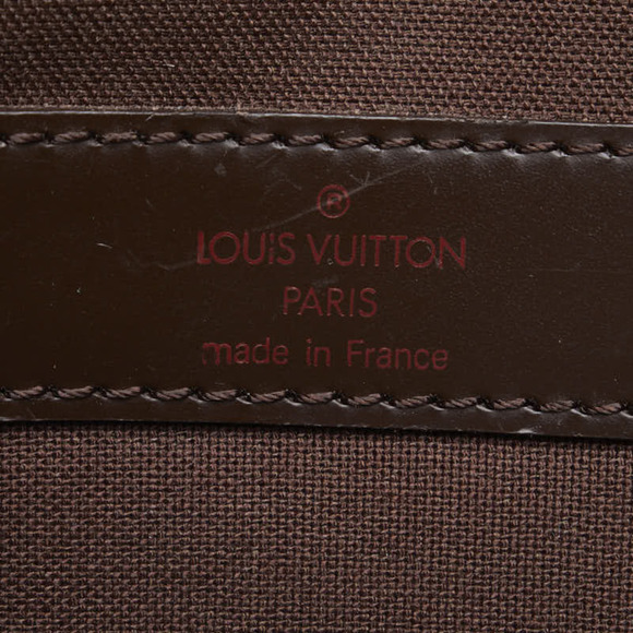 LOUIS VUITTON Brown Damier Leather Shoulder Bag - Picture 7 of 9